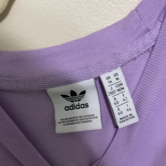 Purple adidas crop top - Picture 3 of 3